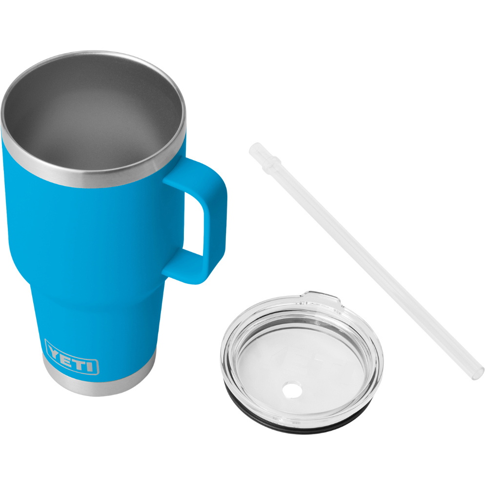 2026 YETI Rambler 35 Oz Straw Mug 70000002540 - Big Wave Blue